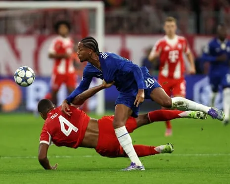 Chelsea's manager fumes when the German giants defender Jonathan Tah escapes dismissal during UCL loss