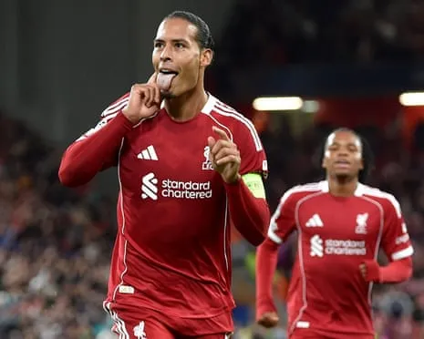 Van Dijk scores dramatic victory versus Spanish giants